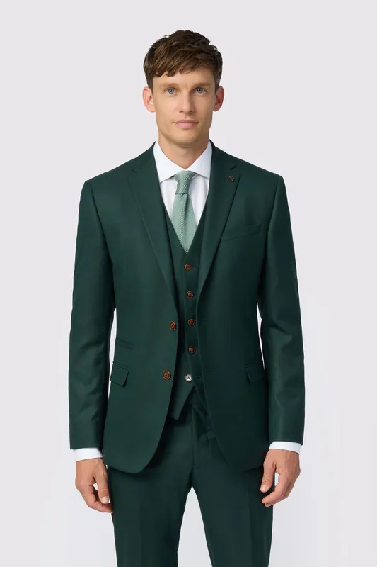Slim Fit Deep Green Jacket - Antique Rogue