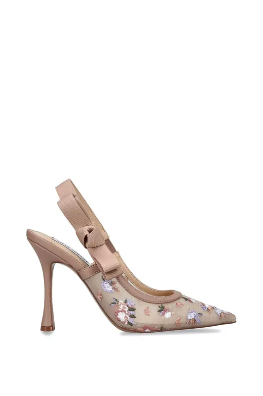 Brylie Floral Mesh' Fabric Heels - STEVE MADDEN