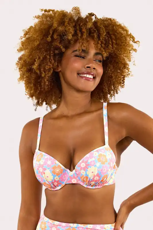 Plunge Bikini Top Fuller Bust Exclusive - Wolf & Whistle