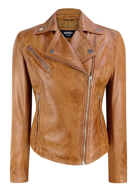 Brando Biker Nappa Leather Jacket - TruClothing