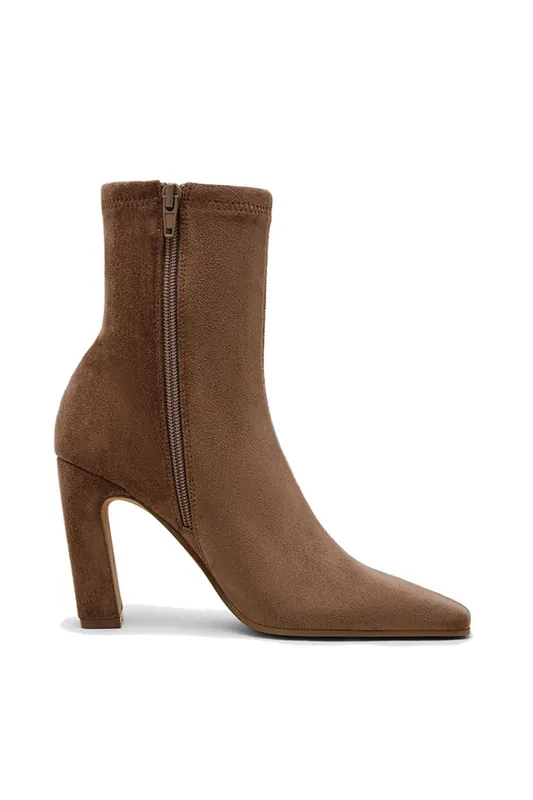 Vinka Boot Taupe' Fabric Boots - STEVE MADDEN
