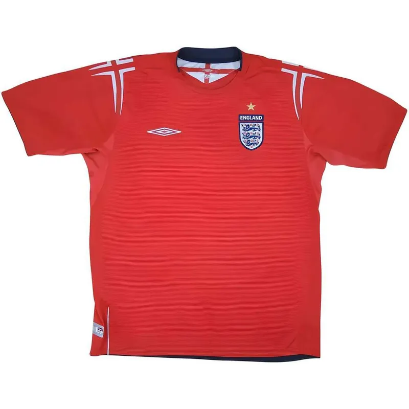 Preloved Mens 2004 06 Away Umbro Shirt XXL Excellent - England