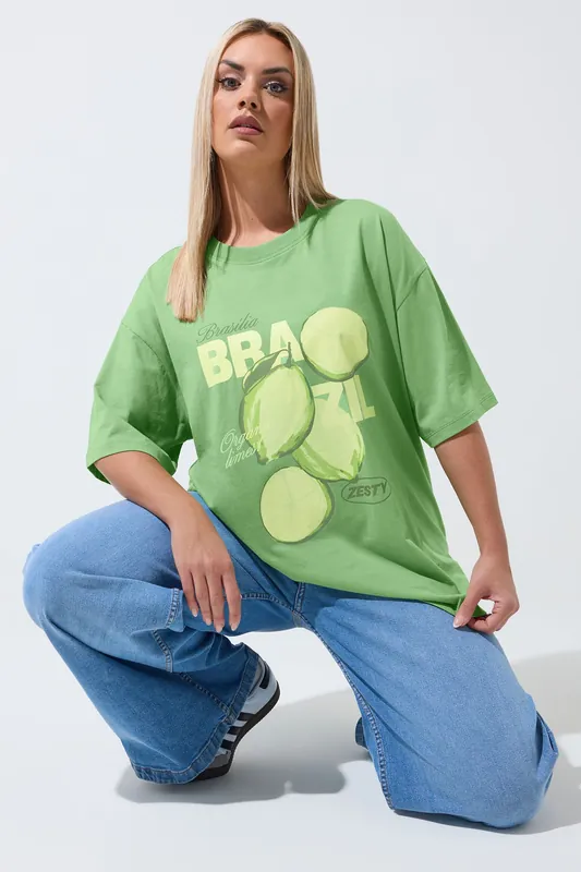 Lime Longline T-Shirt