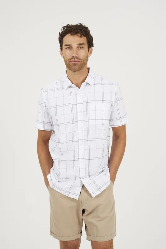 Check Short Sleeve Shirt - Brave Soul