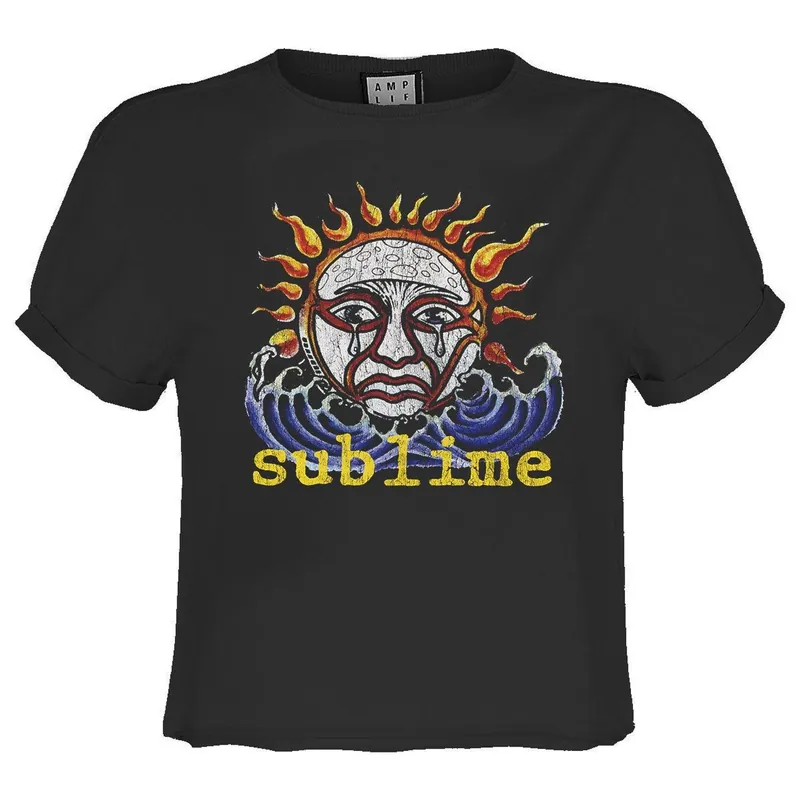 Ska Sun Logo Sublime Crop Top - Amplified