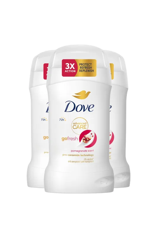 Women Go Fresh 'Antiperspirant' Deo Stick w/ 72H Protection 50ml, 3pk - Dove