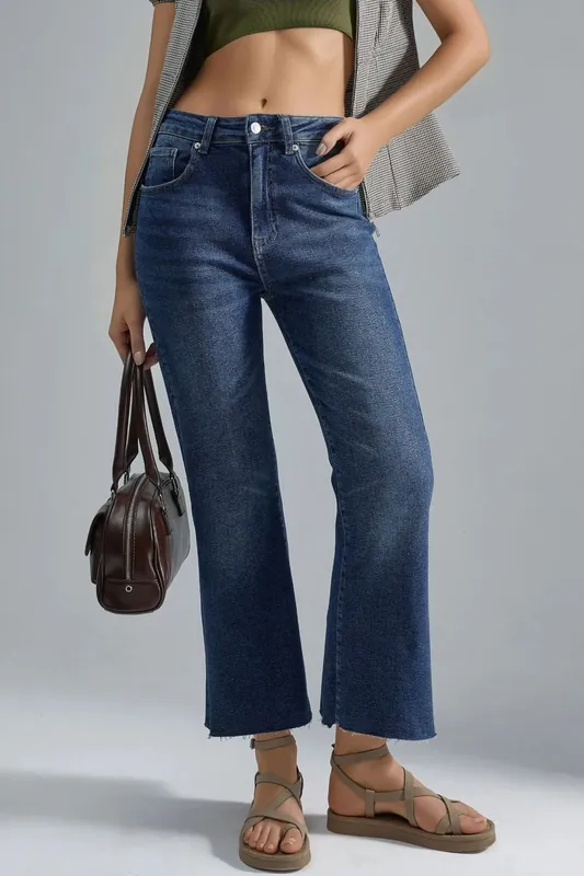 SQUALO High Waist Bootcut Flare Jeans - Hiccup