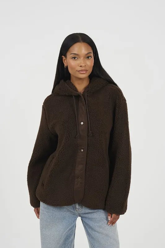 Hooded Fleece Jacket - Brave Soul