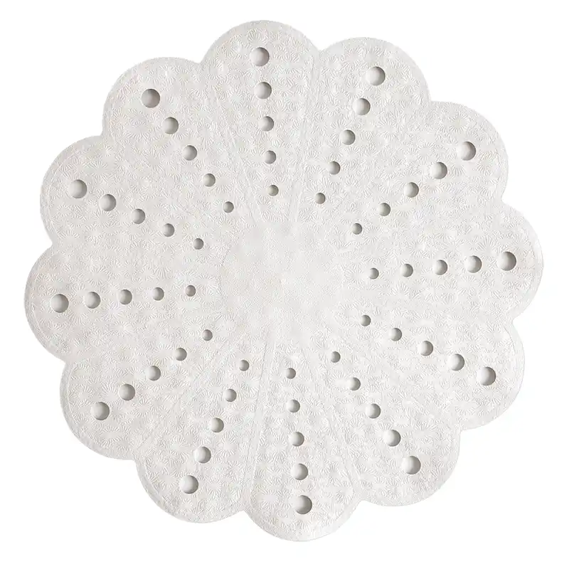 Petal White Anti-slip Shower Mat 540mm
