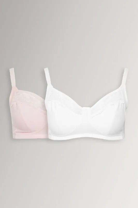 2 Pack Non-Padded Non-Wired Bralettes