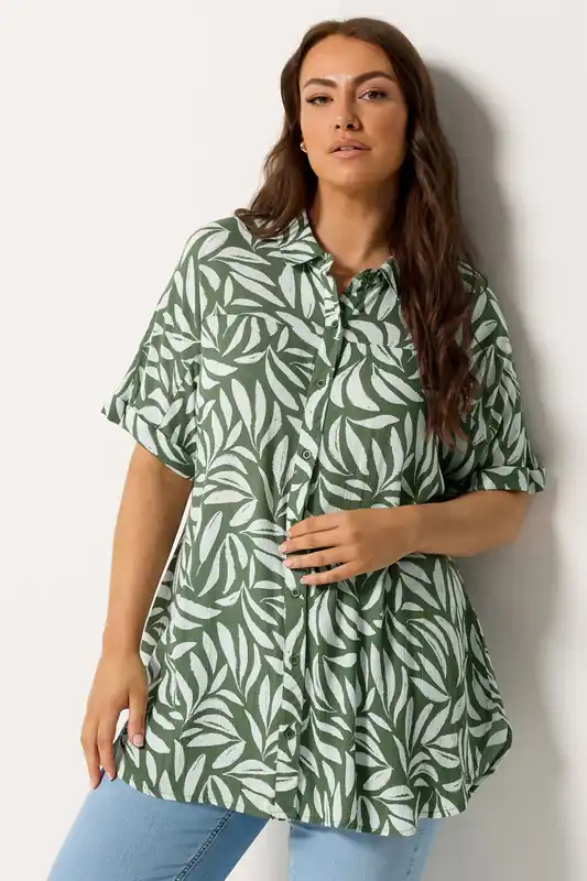 Abstract Crinkle Shirt - Yours