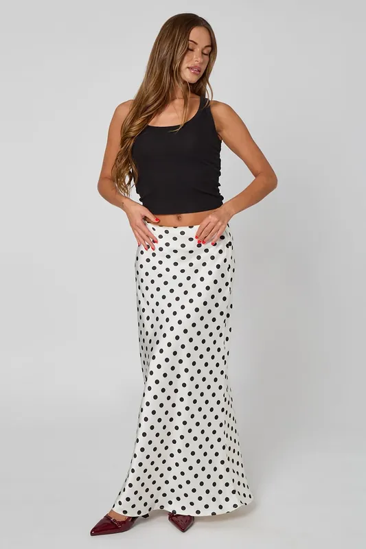 Spot Maxi Skirt - Urban Bliss