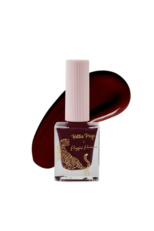 Bettie Page Dark Berry Long Lasting Nail Polish - Bettie Page Lingerie