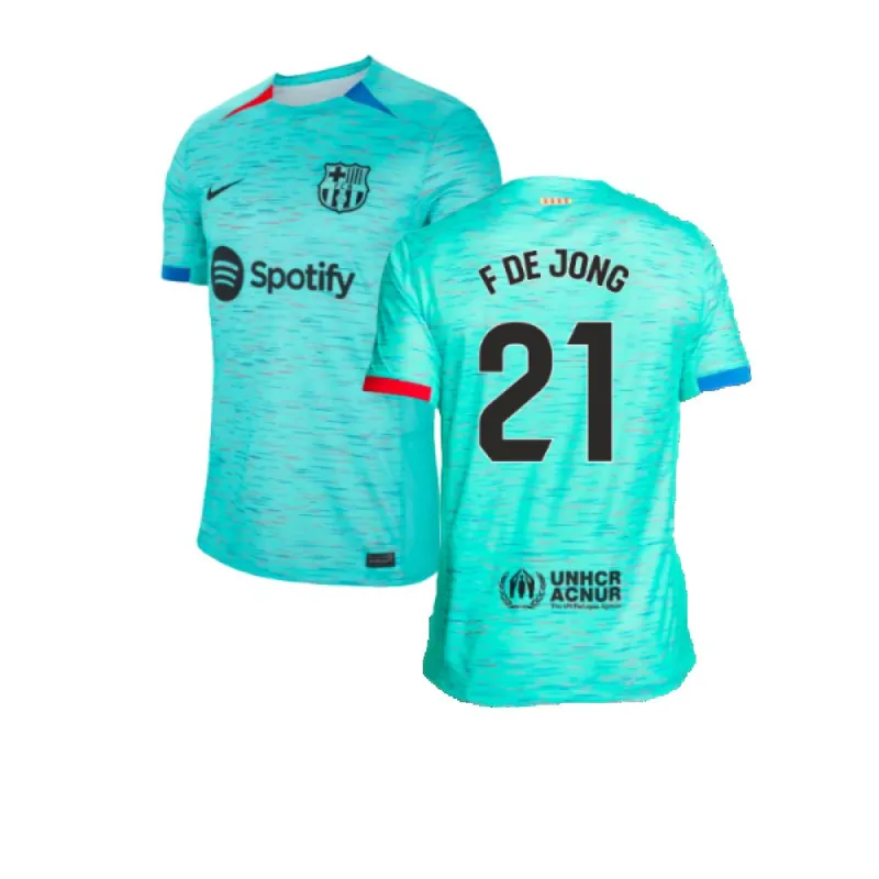 Mens 2023 - 2024 Third Shirt - F De Jong 21