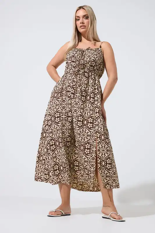 Abstract Tie Strap Dress - Yours