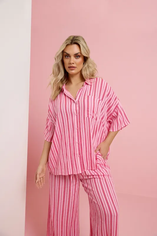 Stripe Crinkle Shirt - Yours