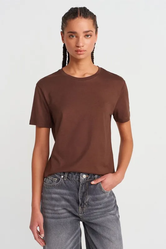 Women's Cotton Modal Crew Neck T-Shirt