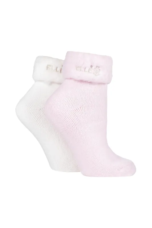 2 Pair Original Cosy Bed Socks - ELLE