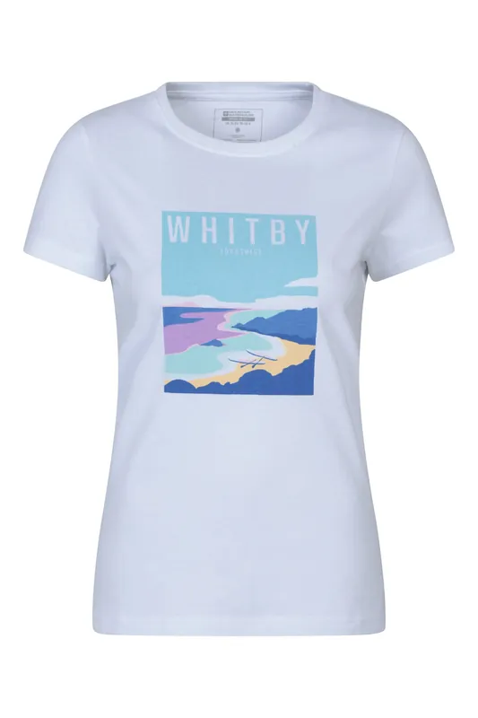 Whitby' Lightweight Casual Short Sleeve 100% Cotton Graphic T-Shirt