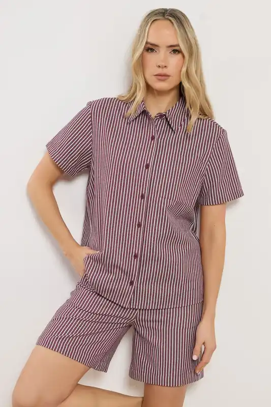 Tall Stripe Button Shirt - Long Tall Sally