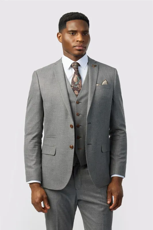 Grey Texture Jacket - Antique Rogue