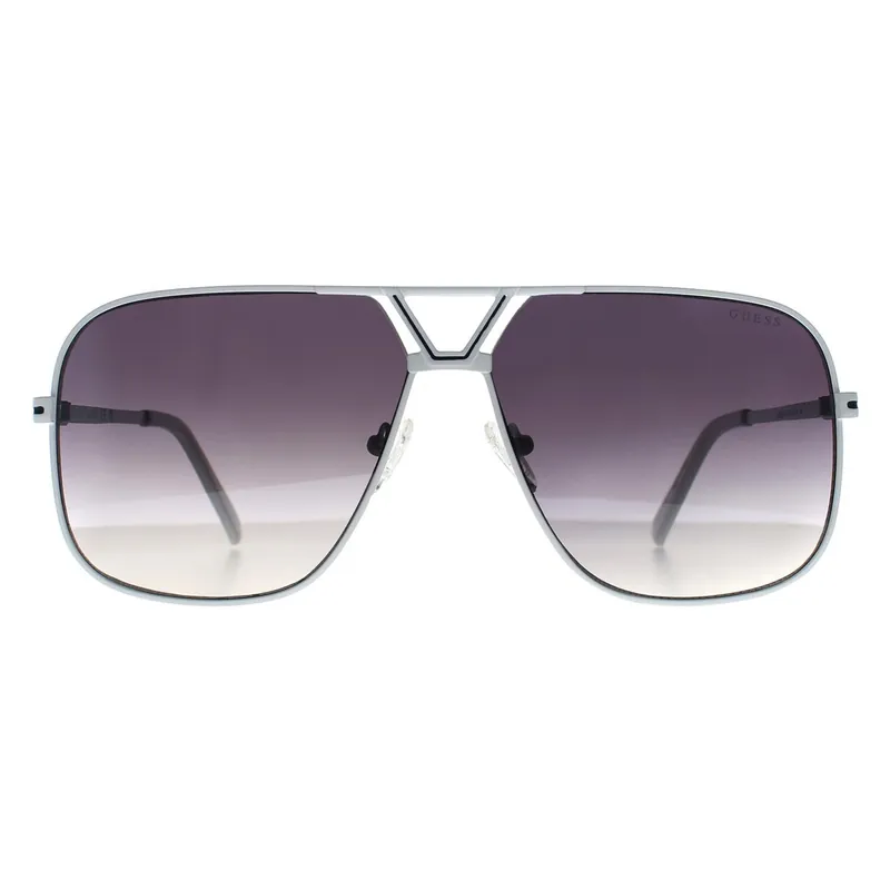 Aviator White Smoke Grey Gradient GO00066 - Guess