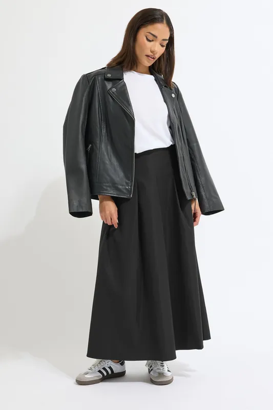 Petite Pleated Maxi Skirt - PixieGirl