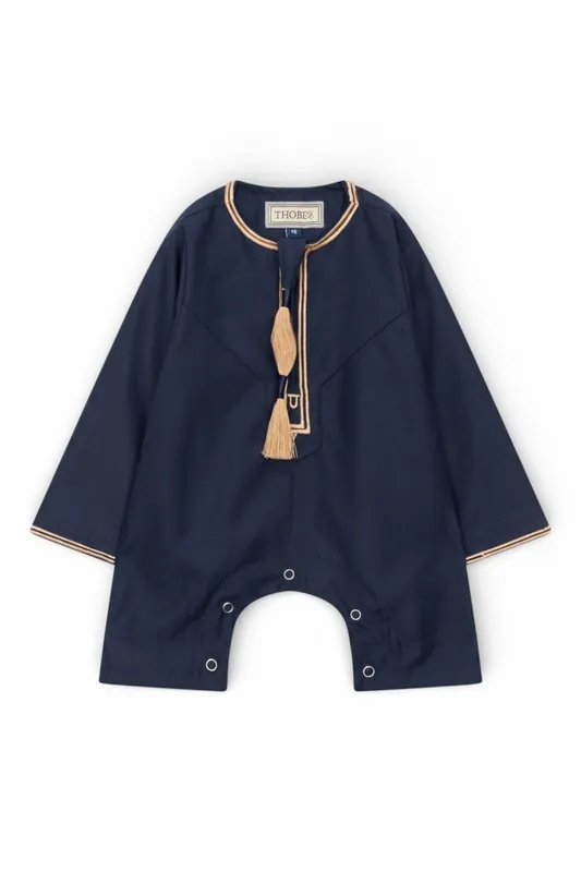 Baby Ramadan Moroccan Thobe Robe Emirati Eid Jubba- B-TT003