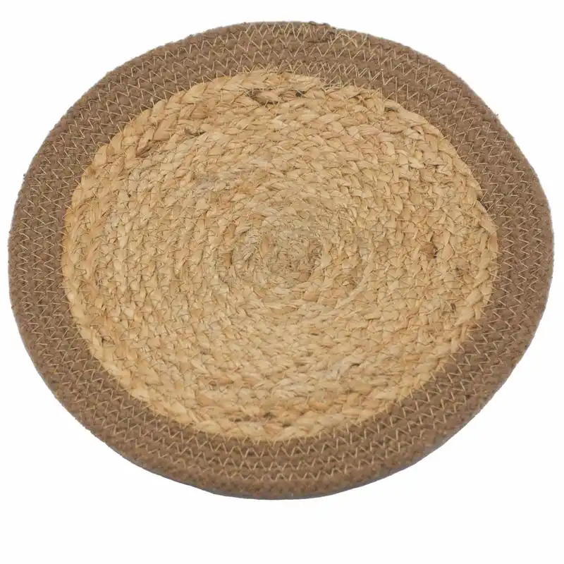 Place Mat - Jute & Cotton 30cm