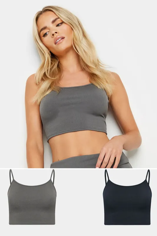 Petite 2 Pack Bralette Tops - PixieGirl