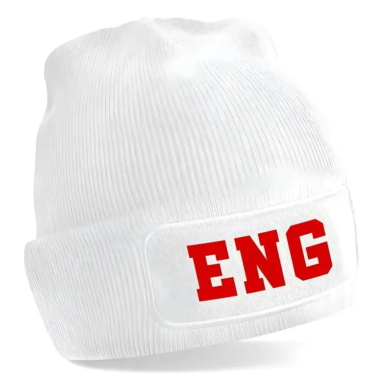 Mens National Football Beanie - England