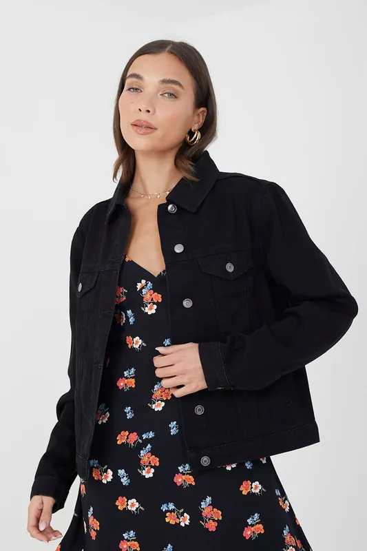 Western Style Denim Jacket - Brave Soul