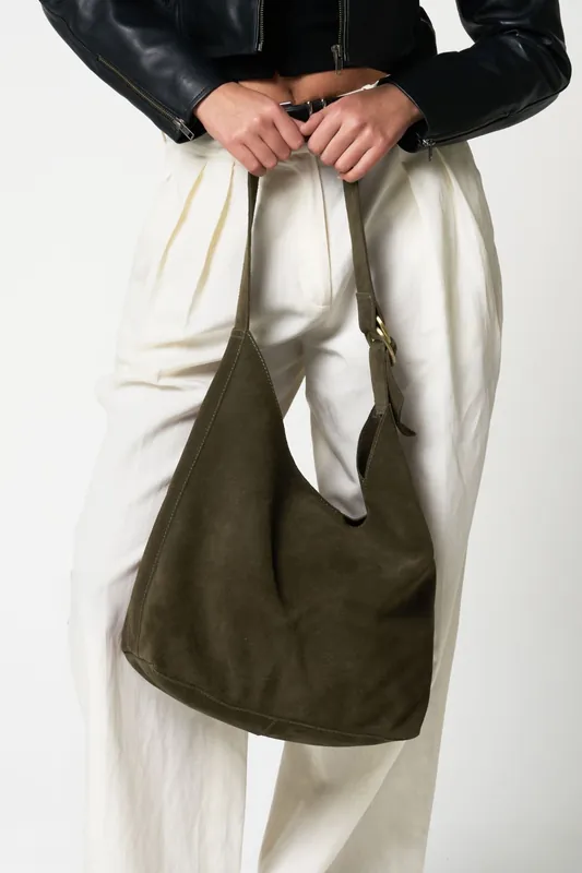 Suede Shoulder Bag - Barneys Originals