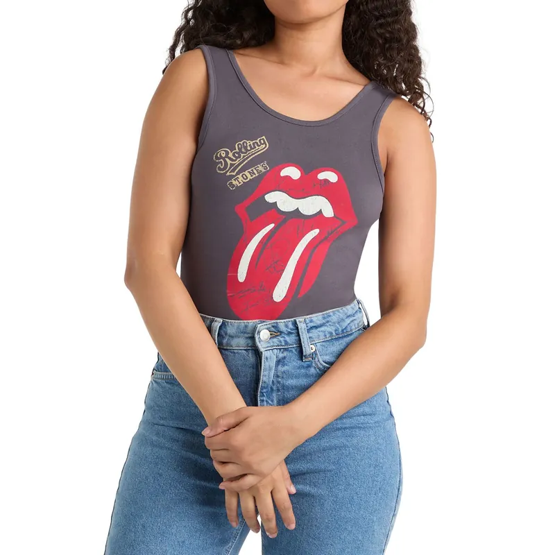 Autograph Tongue The Rolling Stones Bodysuit - Amplified
