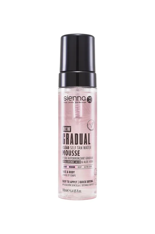 Gradual Clear Tan Water Mousse - Sienna X