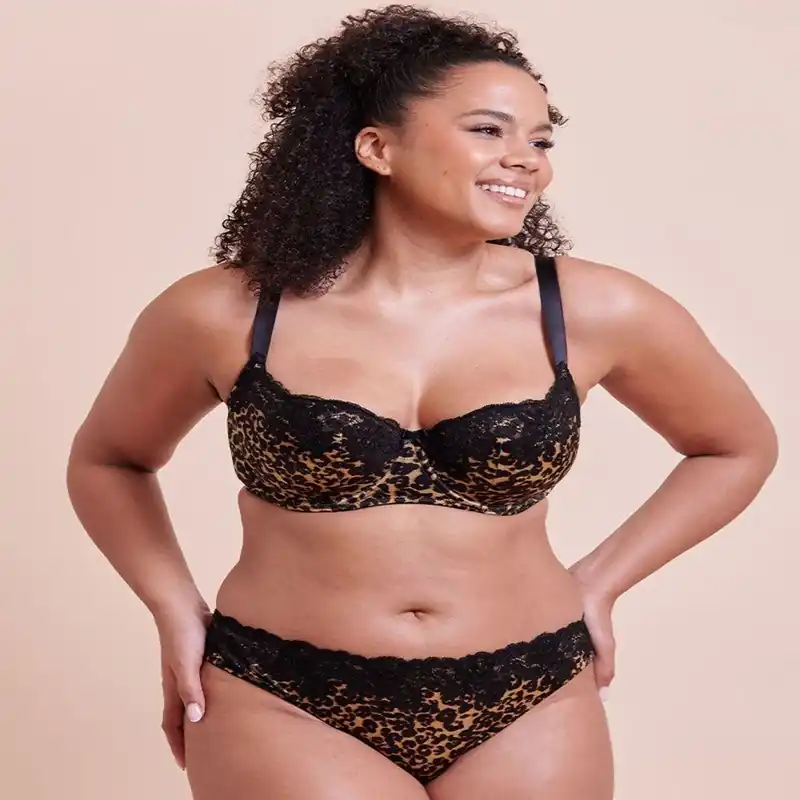 Boost Lace Padded Balcony Bra Underwired Lingerie - Curvy Kate