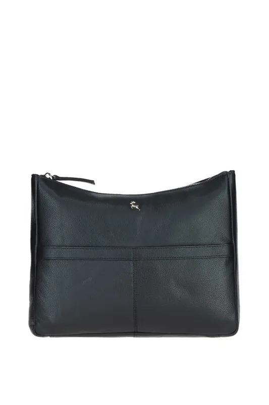 'Highgate' Real Leather Shoulder Bag - Ashwood Leather