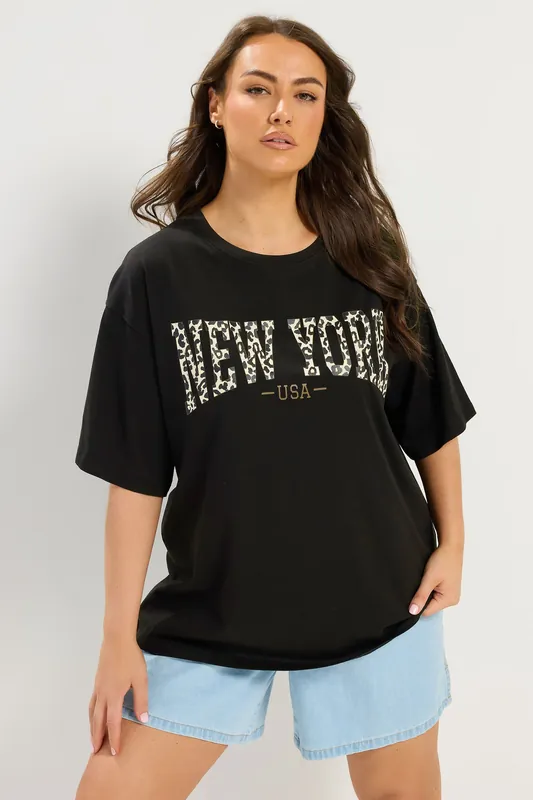 New York' Leopard T-Shirt