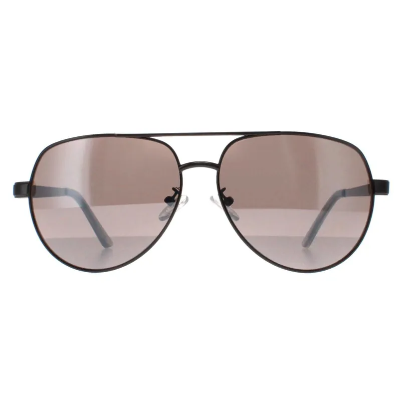 Aviator Gunmetal Silver Mirror GF0215 - Guess