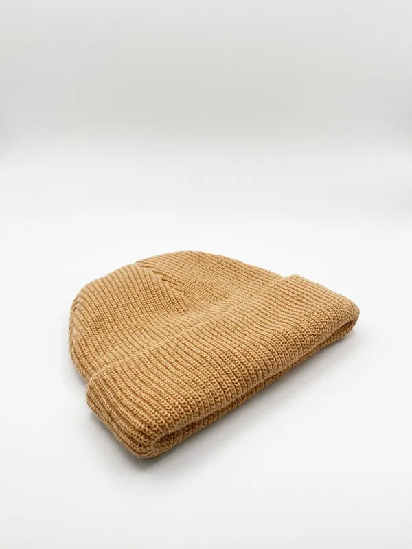Knitted Ribbed Beanie - SVNX