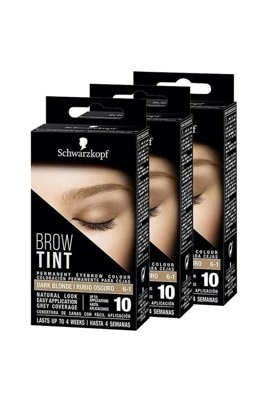 Brow Tint Professional 'Eyebrow Colour' Darkblonde 3 Pack - Schwarzkopf