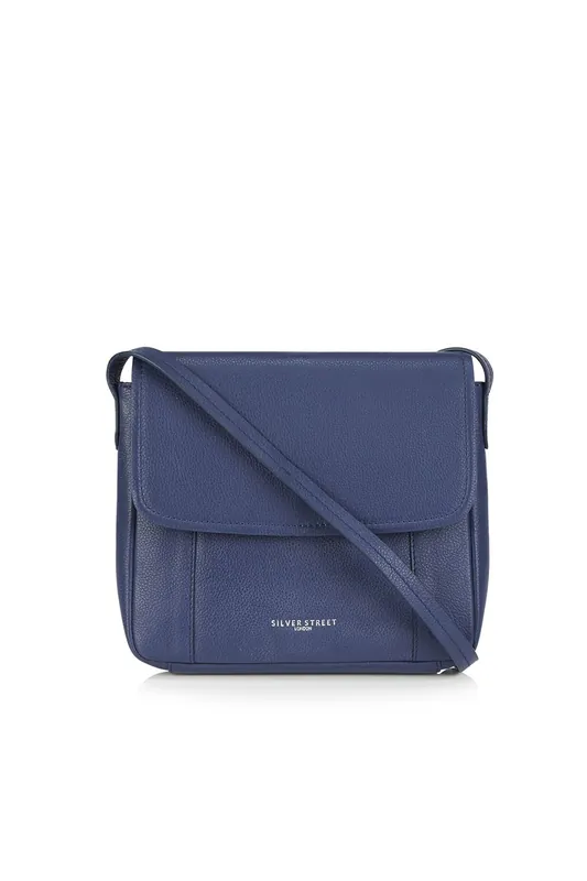 Chloee Leather Crossbody Shoulder Bag - Silver Street London