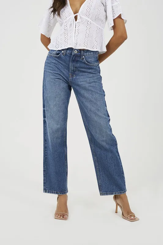 Mid Rise Slim Leg Jeans - Brave Soul