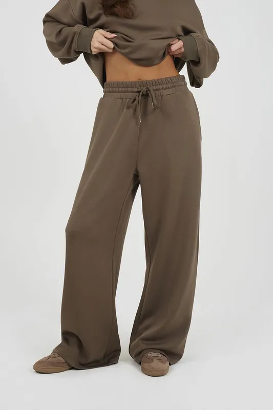 Wide Leg Scuba Joggers - Brave Soul