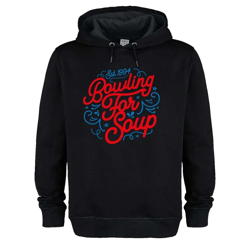 Swirly Bowling For Soup Hoodie - Amplified