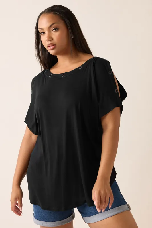 Eyelet Detail Top - Yours