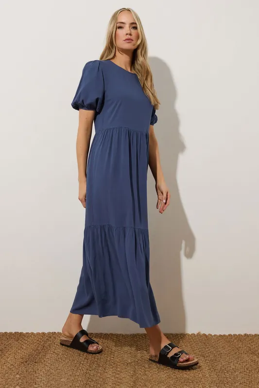 Tall Smock Denim Maxi Dress - Long Tall Sally