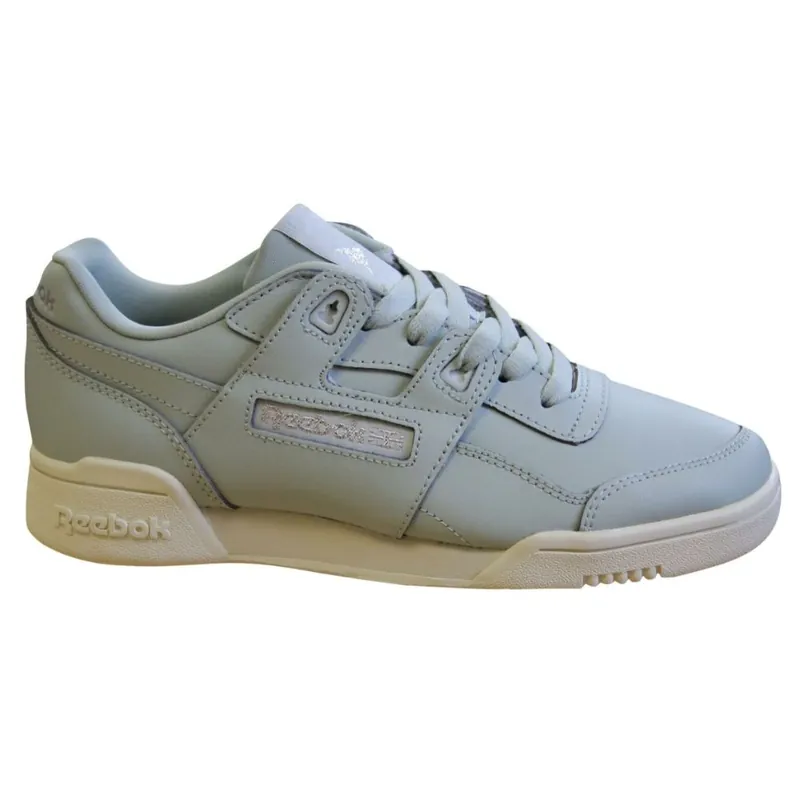 Classic Workout Lo Plus Blue Trainers - Reebok