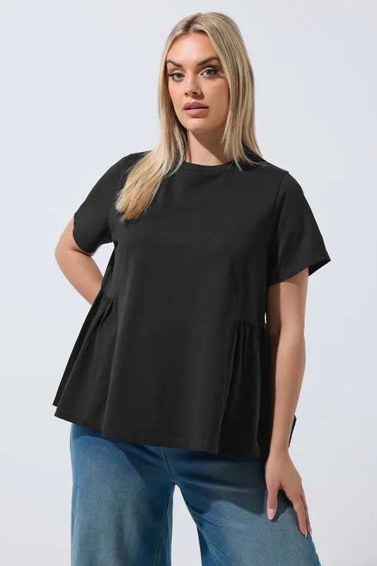 Peplum Side Detail T-Shirt