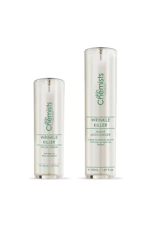 Wrinkle Killer Anti-Ageing Night Moisturiser & Facial Serum for Fine Lines and Hydration